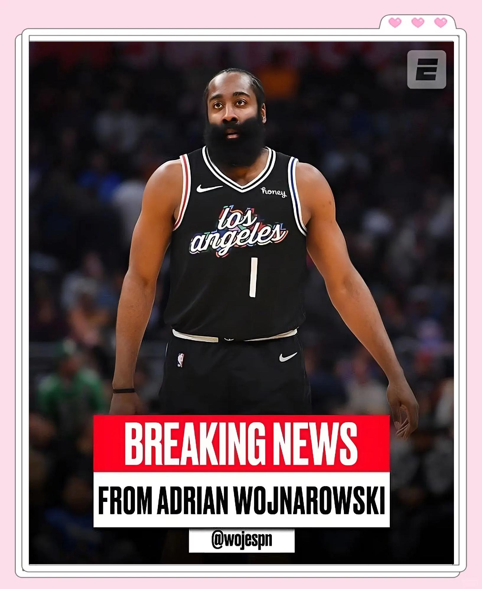 火箭队据悉正考虑交易哈登,将引发转会市场新波澜 火箭队据悉正考虑交易哈登,将引发转会市场新波澜