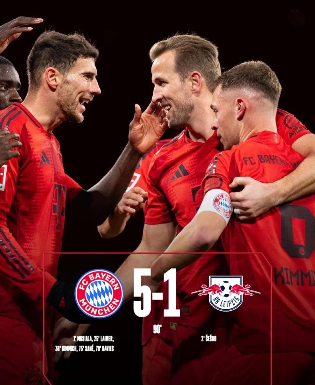 拜仁取胜后连胜达到四场，冲击德甲榜首！的简单介绍